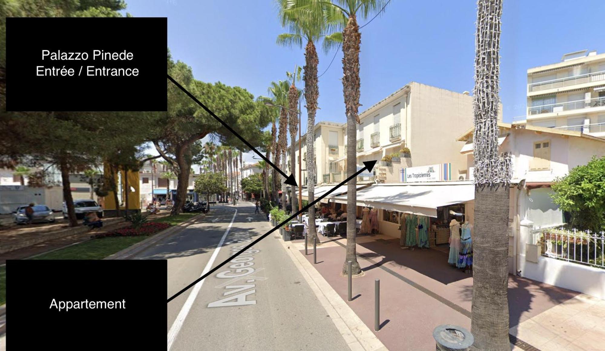 Appartement Sur La Pinede A Juan Les Pins Antibes Exteriör bild